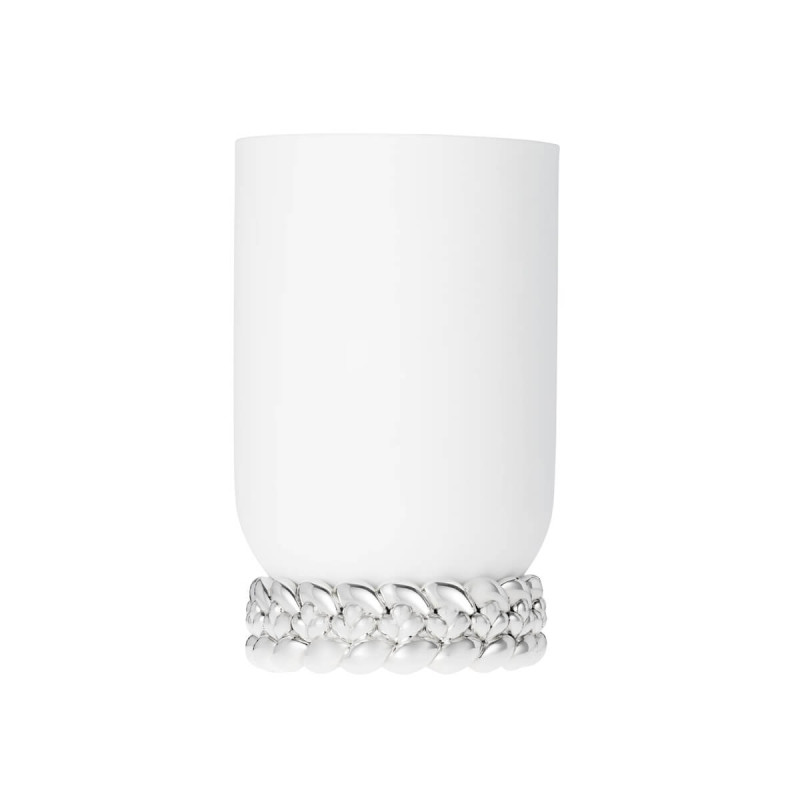 SILVER PLATED SMALL VASE, BABYLONE