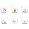 BICCHIERE TUMBLER GATTO SDRAIATO, TABBY CAT
