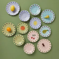 SOUP PLATE 23 CM, QUADRI