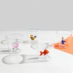 BLUE GOOSE TUMBLER, ANIMAL FARM 352.228