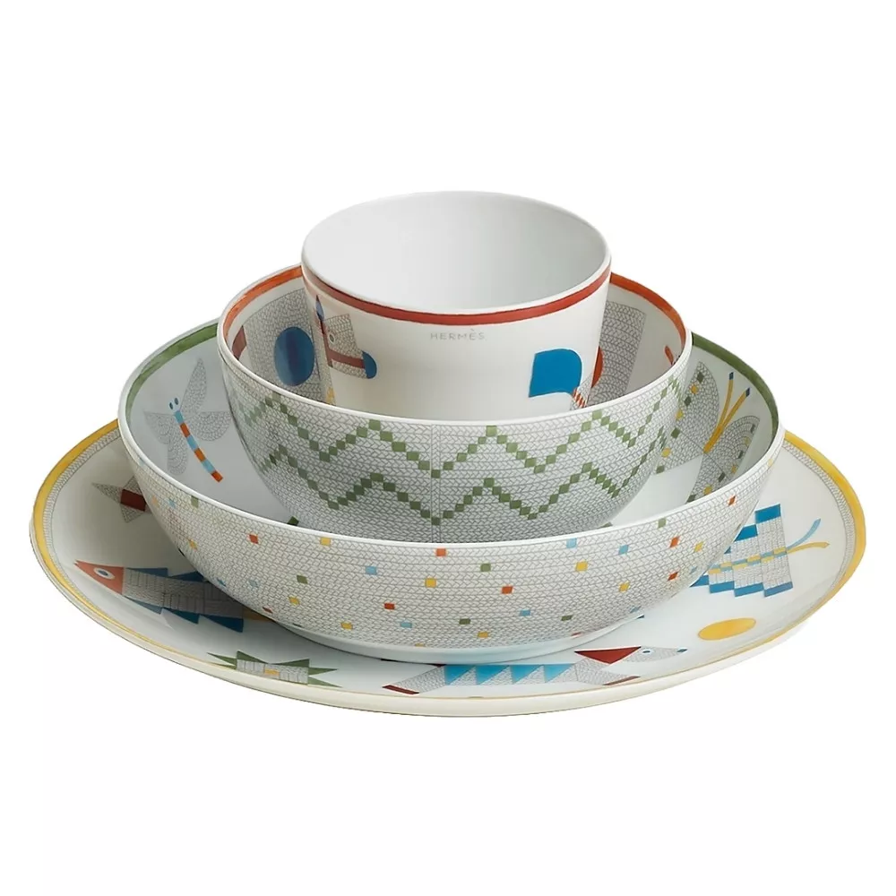 KIDS PORCELAIN SET, ANIMAUX NATTES 58001