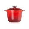 18 CM ROUND TALL CASSEROLE, VITRIFIED CAST IRON