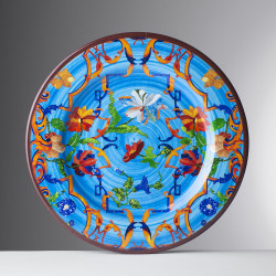 DINNER PLATE 27 CM PANCALE TURQUOISE