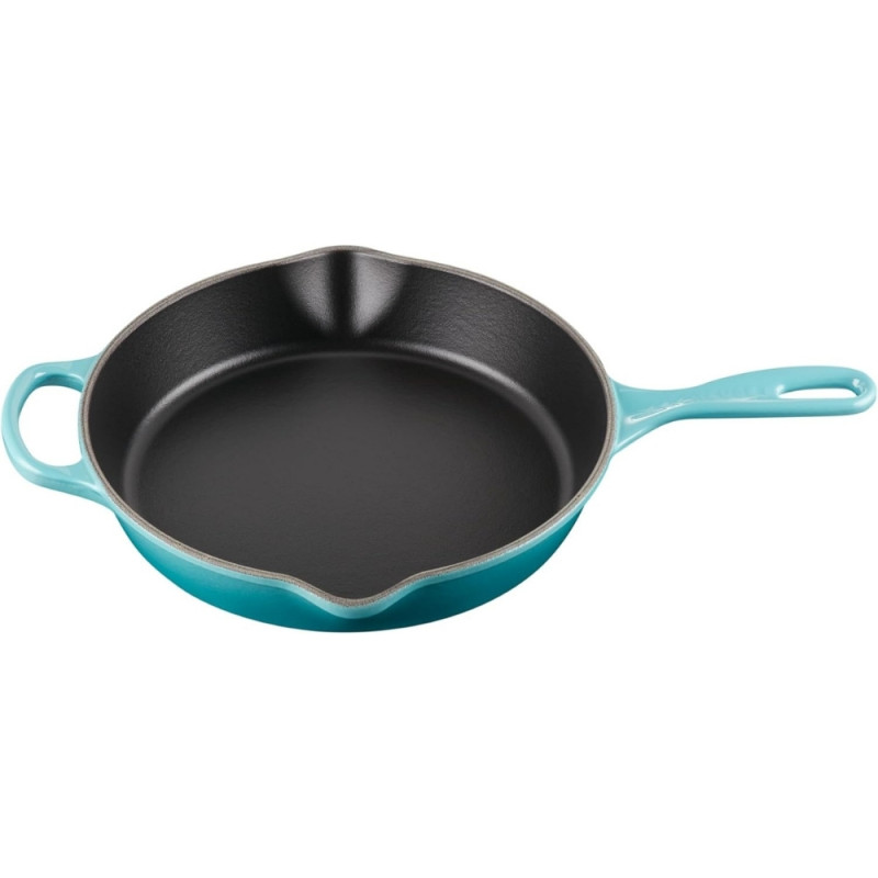 CAST IRON DEEP DOUBLE POUR SPOUTS SKILLET