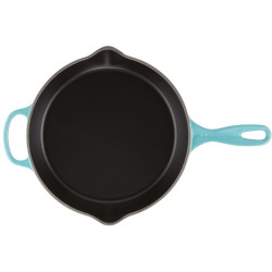 CAST IRON DEEP DOUBLE POUR SPOUTS SKILLET