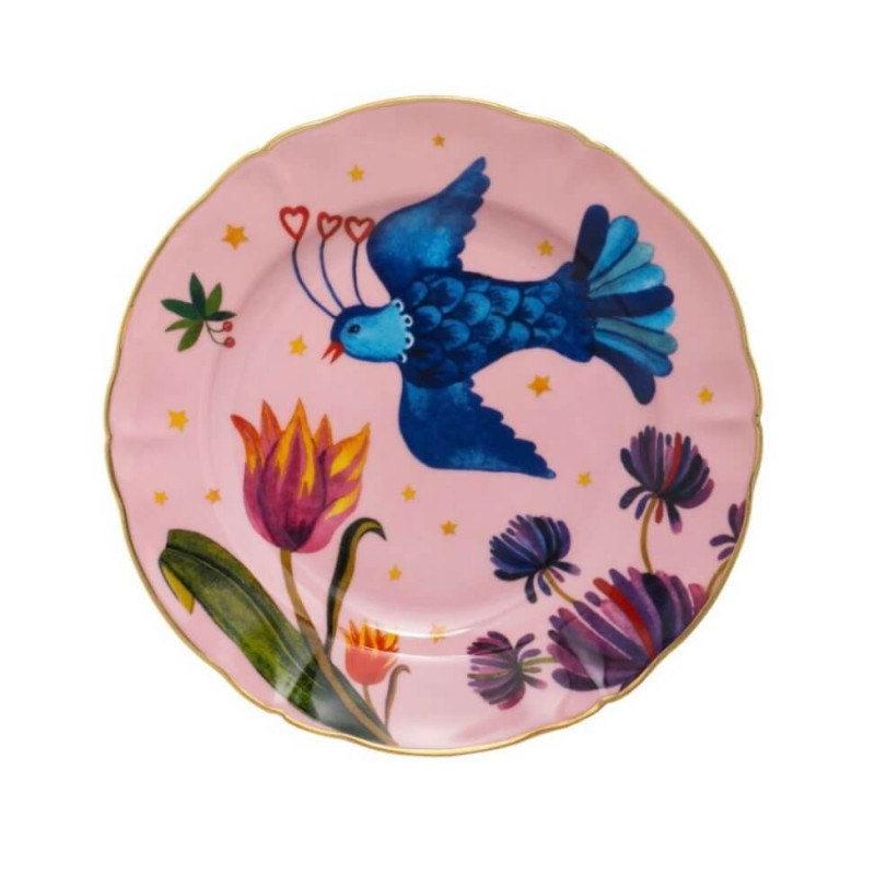 PIATTO FRUTTA 20.5 CM, TABULA FILO ORO, FTB70