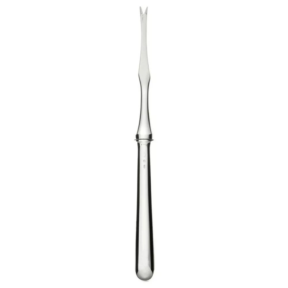 LOBSTER FORK, MODERNO SILVER PLATED NICKEL SILVER