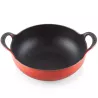 24 CM CAST IRON BALTI WOK CASSEROLE