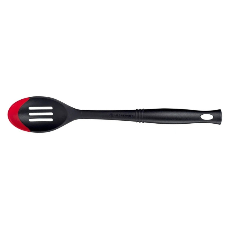 BLACK AND RED VEGETABLE SERVING SPOON, EVOLUTION