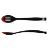 BLACK AND RED VEGETABLE SERVING SPOON, EVOLUTION