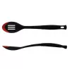 BLACK AND RED VEGETABLE SERVING SPOON, EVOLUTION
