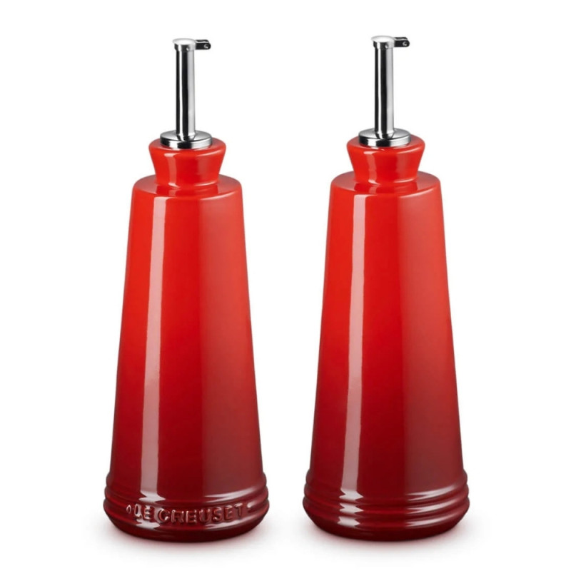 OIL AND VINEGAR SET, EVOLUTION STONEWARE