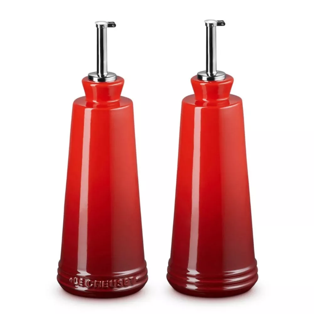 OIL AND VINEGAR SET, EVOLUTION STONEWARE