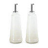 OIL AND VINEGAR SET, EVOLUTION STONEWARE