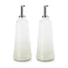 OIL AND VINEGAR SET, EVOLUTION STONEWARE