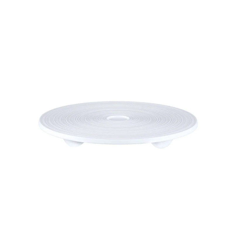 SUSHI ROUND TRAY, WHITE HEMISPHERE