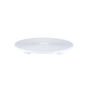 SUSHI ROUND TRAY, WHITE HEMISPHERE