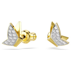 WHITE AND GOLD LILIA EARRINGS, 5736070