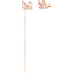 DAZZLING SWAN PIERCED EARRINGS 5469990