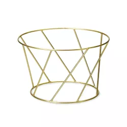 CAKE STAND GOLD 12 CM -...