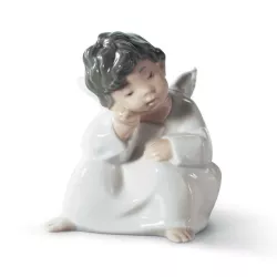 FIGURINE ANGEL THINKING...