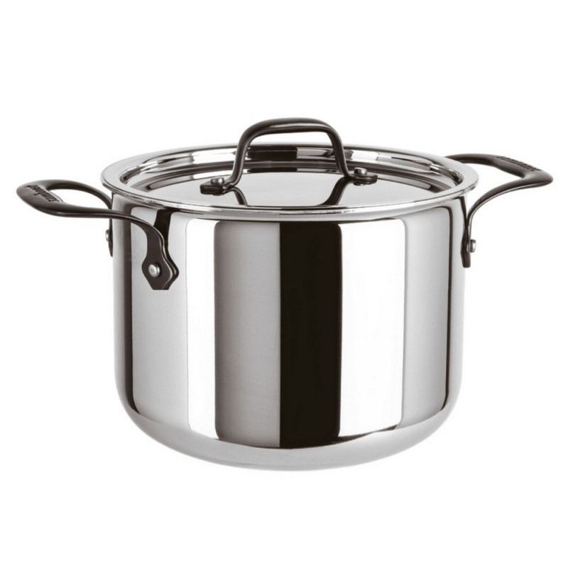 5-PLY STAINLESS STEEL STOCK POT, HOME CHEF 51101