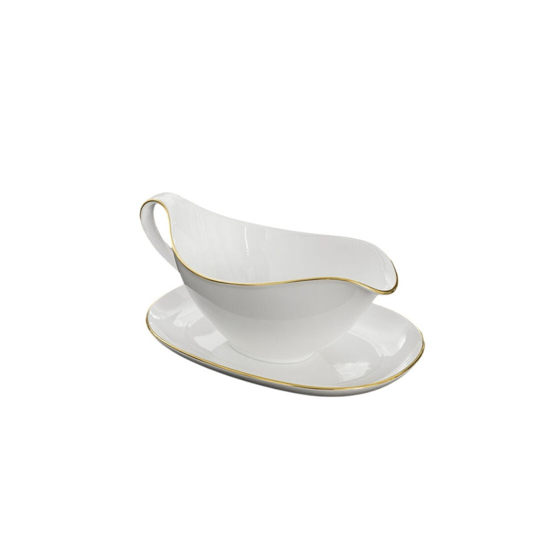 SALSIERA CON PIATTO ANMUT GOLD 3407/3408