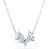LILIA NECKLACE BLUE RHODIUM PLATING 5662181