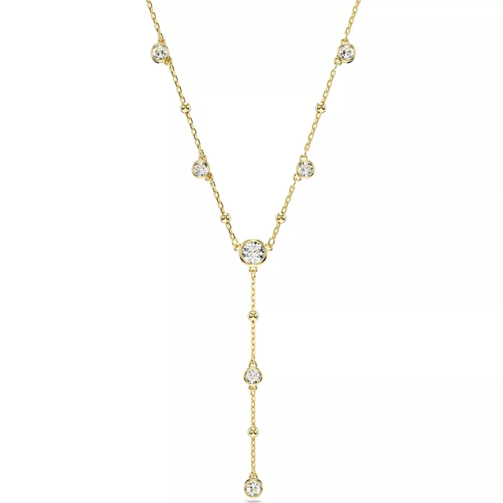 IMBER NECKLACE WHITE, GOLD TONE PLATED 5684510