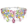 GEMA CHOKER NECKLACE MIXED CUTS, MULTICOLOR 5692418