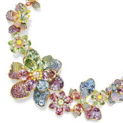 IDYLLIA NECKLACE, MULTICOLOR FLOWERS AND BUTTERFLY 5717157