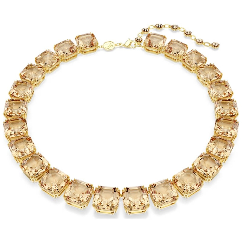 MILLENIA NECKLACE, YELLOW, GOLD TONE PLATED 5718357