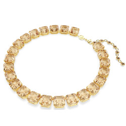 MILLENIA NECKLACE, YELLOW, GOLD TONE PLATED 5718357