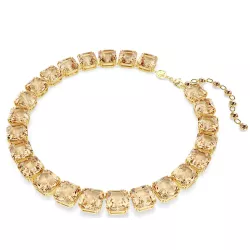 MILLENIA NECKLACE, YELLOW, GOLD TONE PLATED 5718357