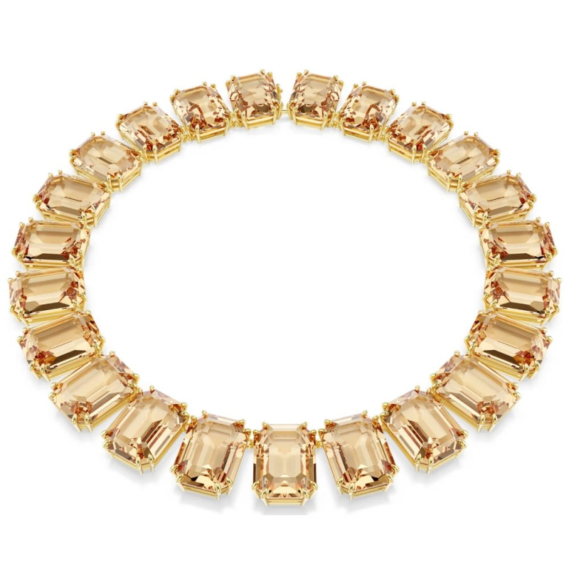 COLLANA MILLENIA, CRISTALLI OVERSIZED, TAGLIO OTTAGONALE