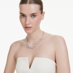 CONSTELLA: NECKLACE WHITE, RHODIUM PLATED 5722472