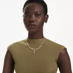 CONSTELLA GREEN NECKLACE, GOLD TONE PLATED 5722474