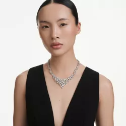 CONSTELLA: NECKLACE WHITE, RHODIUM PLATED 5732249
