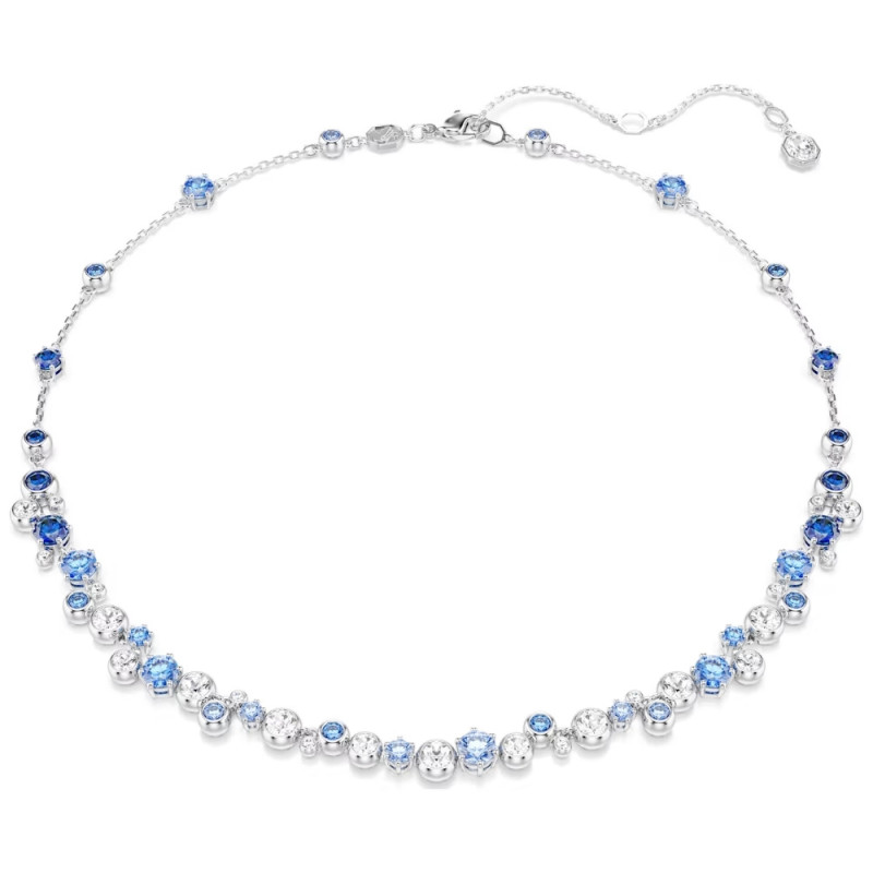 CONSTELLA NECKLACE BLUE, RHODIUM PLATED 5732255