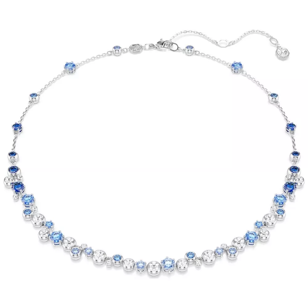 CONSTELLA NECKLACE BLUE, RHODIUM PLATED 5732255