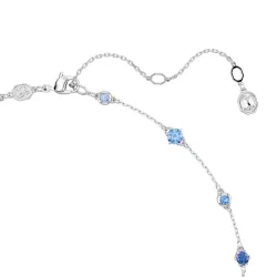 COLLANA CONSTELLA BLU, PLACCATURA RODIO 5732255