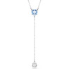 Y SHAPED STILLA NECKLACE, BLUE 5734249