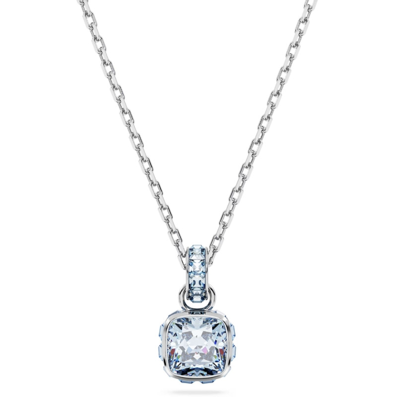 BIRTHSTONE PENDANT, SQUARE CUT