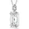 MILLENIA: PENDANT WHITE, RHODIUM PLATED 5725768