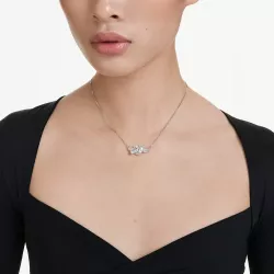 MATRIX PENDANT WHITE, RHODIUM PLATED 5728553