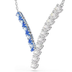 PENDENTE MATRIX BLU, PLACCATURA RODIO 5732265