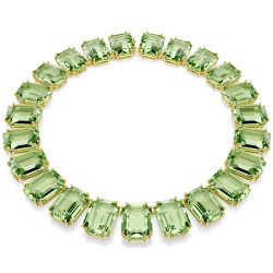 COLLANA MILLENIA, CRISTALLI OVERSIZED, TAGLIO OTTAGONALE