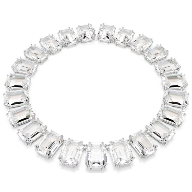 MILLENIA NECKLACE, OVERSIZE CRYSTALS, OCTAGON CUT