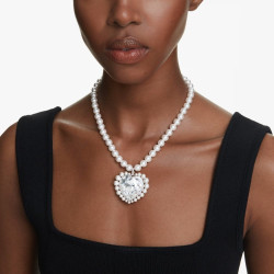 COLLANA CRYSTAL PERLA, BIANCO 5720858