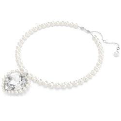 CRYSTAL PEARL NECKLACE, WHITE 5720858